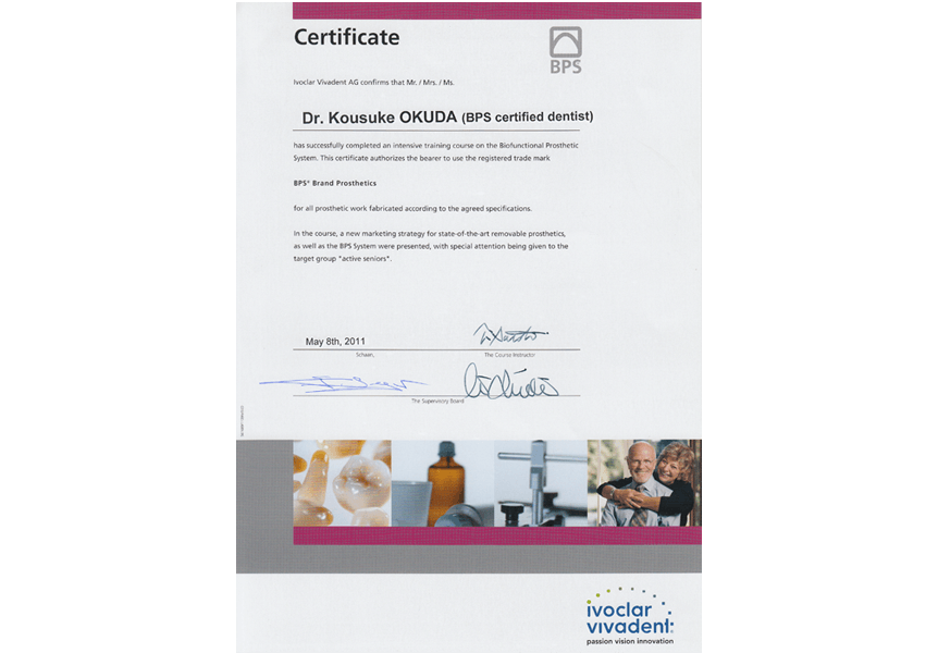 Ivoclar Vivadent BPS certified dentist