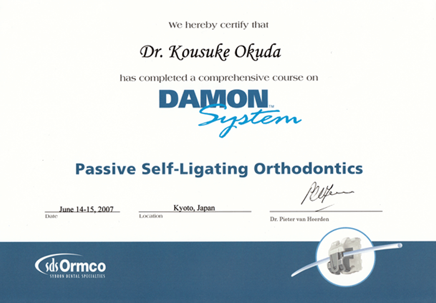 DAMON Passive self-Ligating Orthodontics